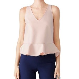 Paper Crown Pink High Low Top